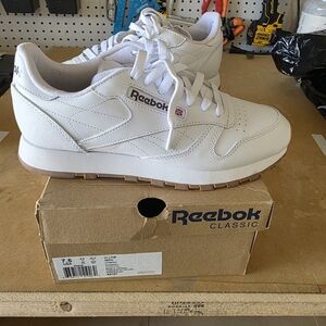 Reebok White Gum Running Shoes